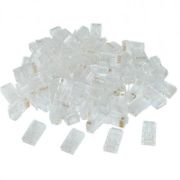 Конектор RJ 45 Cablexpert 8P8C, із позолоченими контактами (100 шт/уп) (LC-8P8C-002/100)