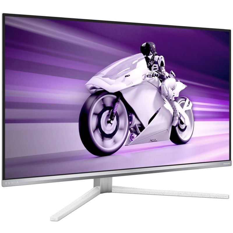 TFT 31.5" Philips 32M2N8900, QD-OLED, UHD 4K, 240hz, 2хHDMI, DP, USB-С, USB-hub, HAS, колонки, білий (32M2N8900/00)
