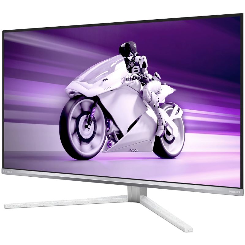 TFT 31.5" Philips 32M2N8900, QD-OLED, UHD 4K, 240hz, 2хHDMI, DP, USB-С, USB-hub, HAS, колонки, білий (32M2N8900/00)