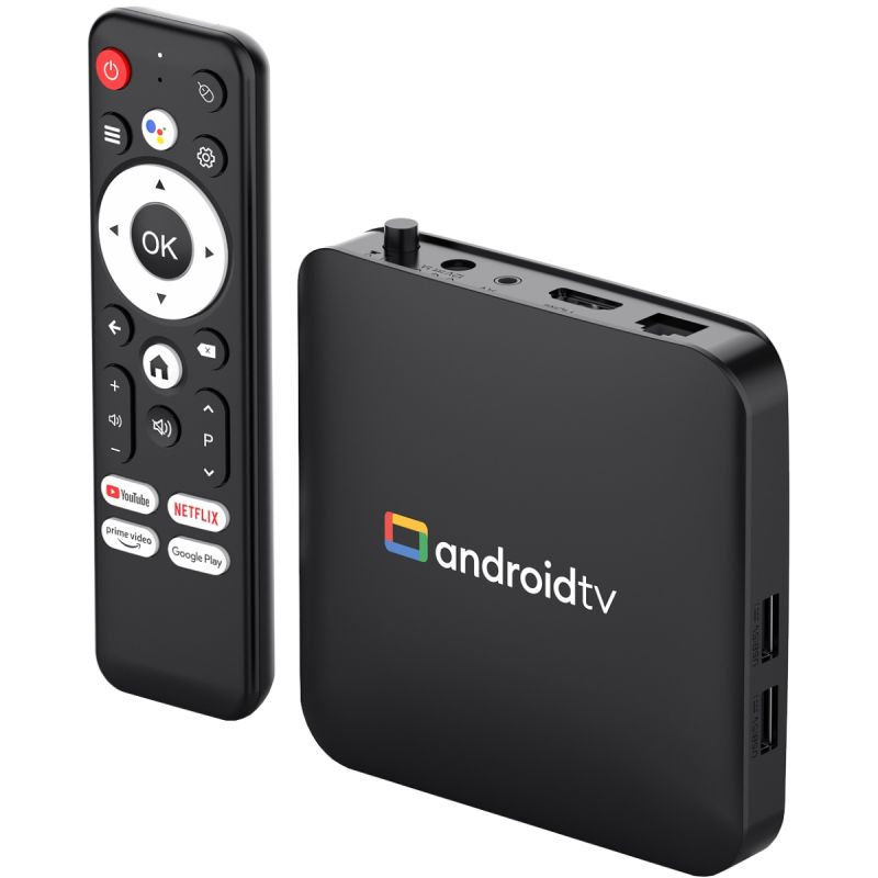 TV Медіаплеєр H96 MAX S905L3 2/16Gb/ Amlogic S905L3/ Android 14/ WiFi 2.4G+5G/LAN:100M (S905L3_2GB/16GB)