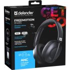 Гарнітура Defender FreeMotion B485 Bluetooth, ANC, чорна (63485)