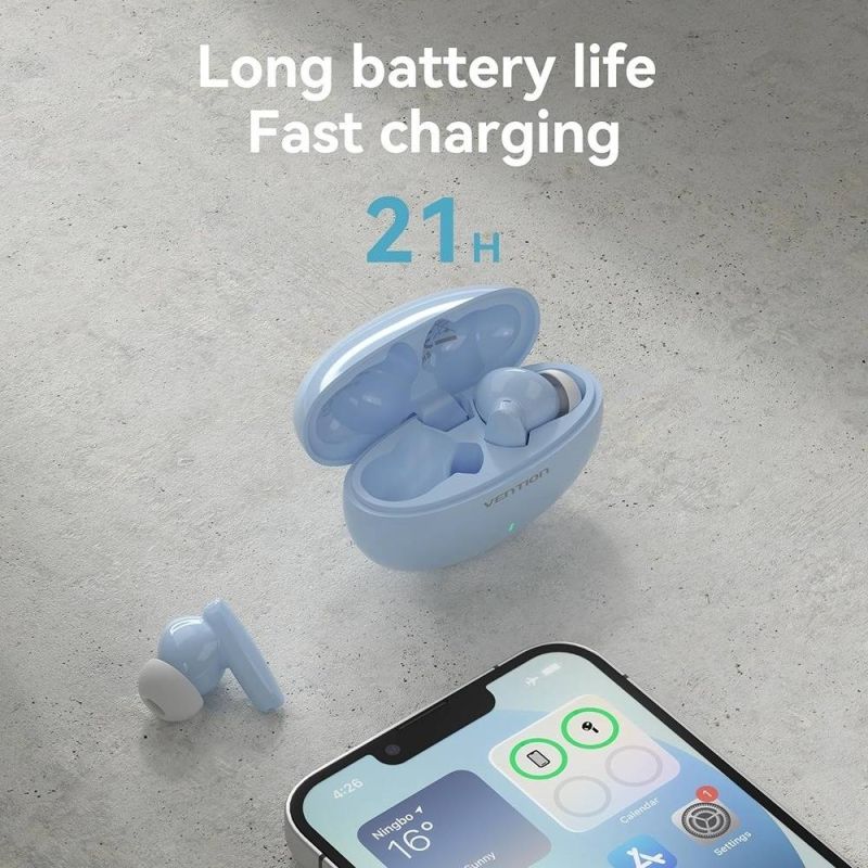 Навушники TWS Vention Elf Earbuds E01 Blue (NBFS0)