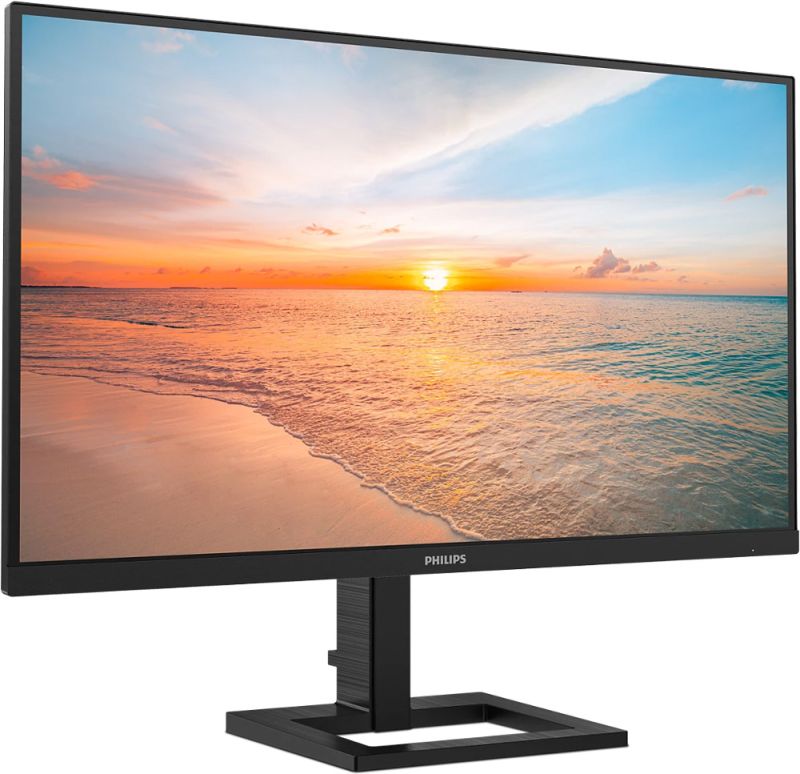 TFT 27" Philips 27E1N1900AE, IPS, 4K UHD, 2xHDMI, USB-C, USB-hub, HAS, колонки, чорний (27E1N1900AE/00)