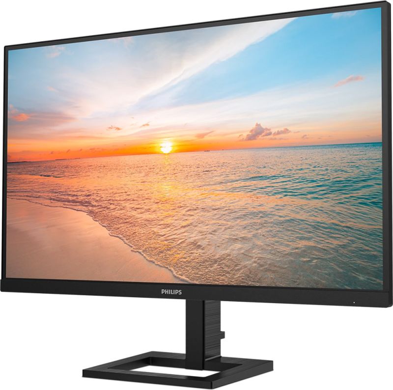 TFT 27" Philips 27E1N1900AE, IPS, 4K UHD, 2xHDMI, USB-C, USB-hub, HAS, колонки, чорний (27E1N1900AE/00)
