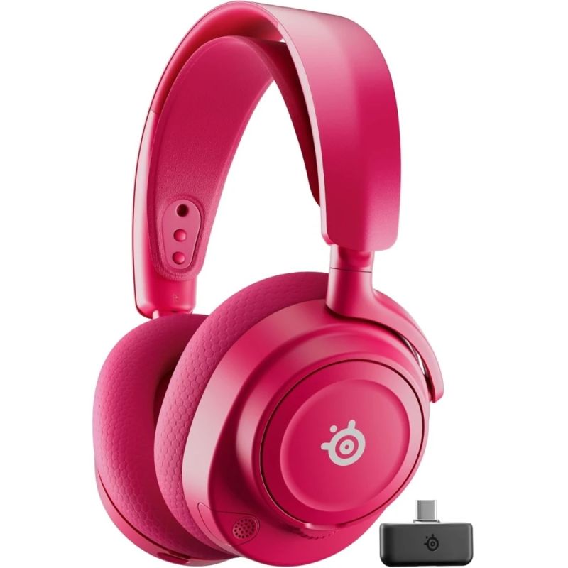 Ігрова гарнітура SteelSeries Arctis Nova 7X Gen 2 Wireless Magenta PC/PS/SW/MAC/MOB (61760)