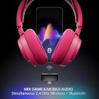 Ігрова гарнітура SteelSeries Arctis Nova 7X Gen 2 Wireless Magenta PC/PS/SW/MAC/MOB (61760)