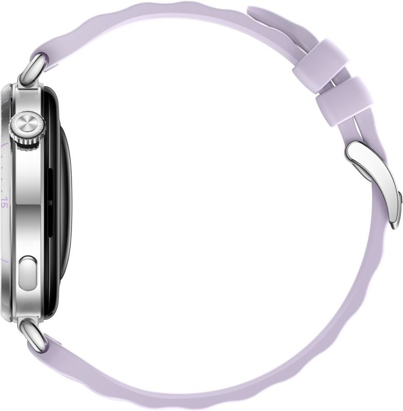 Смарт-часы Huawei Watch GT 6 41mm Steel with Purple Fluoroelastomer Strap (55020FTM)