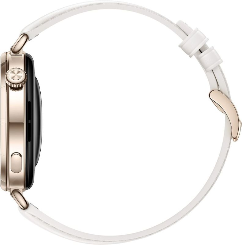 Смарт-часы Huawei Watch GT 6 41mm Gold with White Composite Leather Strap (55020FTN)