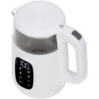 Електрочайник Adler AD 1305 white silver 1850-2200Вт/ 1.7л/ скло/ встановлення температури/ (AD1305WS)