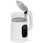 Електрочайник Adler AD 1305 white silver 1850-2200Вт/ 1.7л/ скло/ встановлення температури/ (AD1305WS)