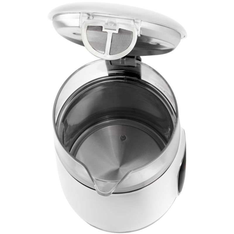 Електрочайник Adler AD 1305 white silver 1850-2200Вт/ 1.7л/ скло/ встановлення температури/ (AD1305WS)