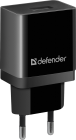 Зарядний пристрій 1xUSB 11W 2.1А + кабель micro-USB UPC-11 чорний Defender (83556)