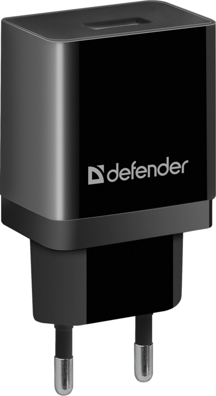 Зарядний пристрій 1xUSB 11W 2.1А + кабель micro-USB UPC-11 чорний Defender (83556)