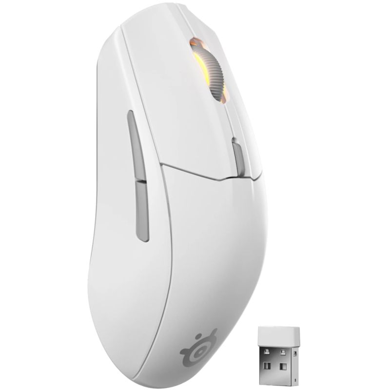 Мишка SteelSeries Rival 3 Gen 2 Wireless, RGB, White (62524)