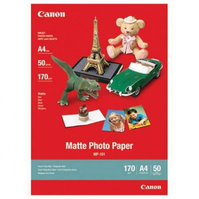 Фотобумага CANON (MP-101) Photo Paper Matte матовая 170г/м2 А4 50л (7981A005)