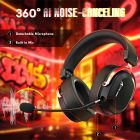 Ігрова гарнітура Attack Shark L30PRO Wireless,2.4GHz/Bluetooth/3.5mm AUX/AUX-to-Type-C,Black and Red (L30PROBR_AS)