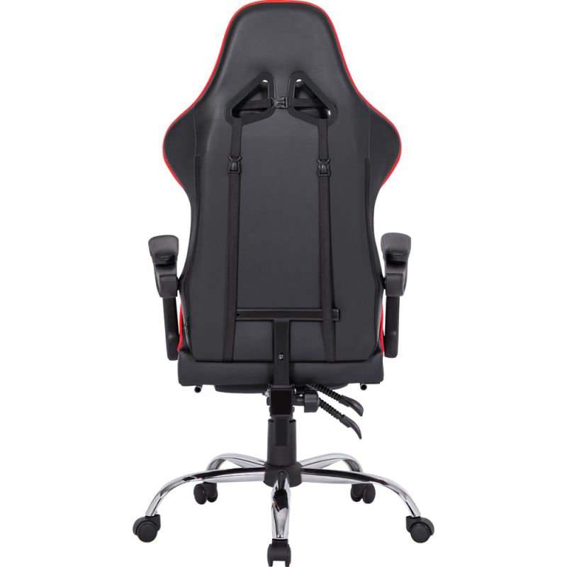 Крісло ігрове Defender Pilot, 60мм поліуретан, Black/Red (64354)