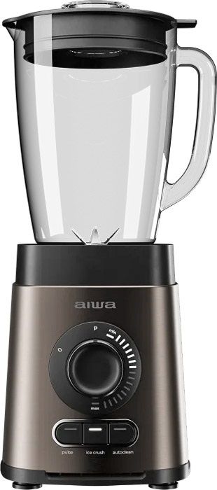 Блендер AIWA Saberu 1800 стаціонарний 1800Вт/ 18 швидк./ TURBO/ чаша для змішування 1.8л/ коричневий (ATB1800)