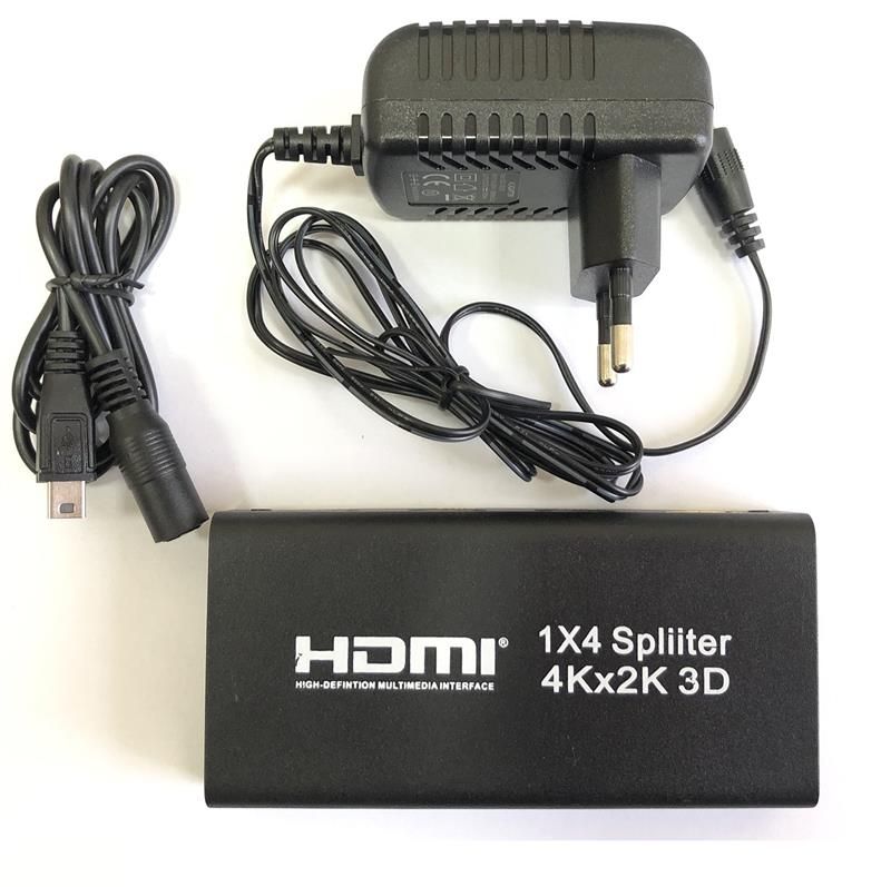 Разветвитель (сплиттер) Atcom HDMI 4 порта, поддержка UHD 4K (15190)