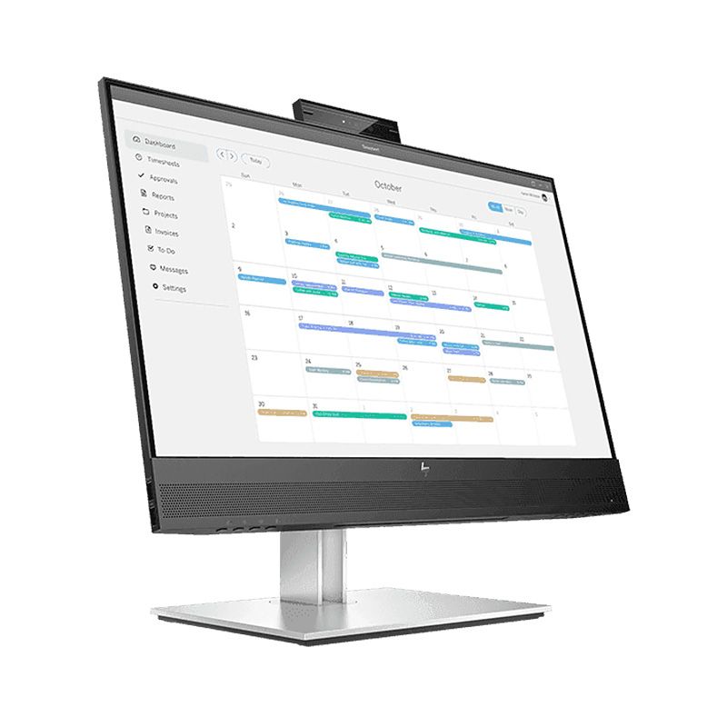 TFT 23.8" HP E24mv G4, IPS, VGA, HDMI, DP, USB, Cam, HAS, Pivot, колонки, сріблястий (169L0AA)