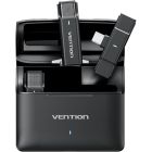 Бездротовий подвійний петличний мікрофон Vention USB-C 2-Pack Wireless Lavalier with Charging Case (NCAB0)