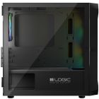 Корпус LogicConcept PORTOS MESH+GLASS ARGB fans 3x120mm BLACK без БЖ mATX (AM-PORTOS-10-0000000-0002)