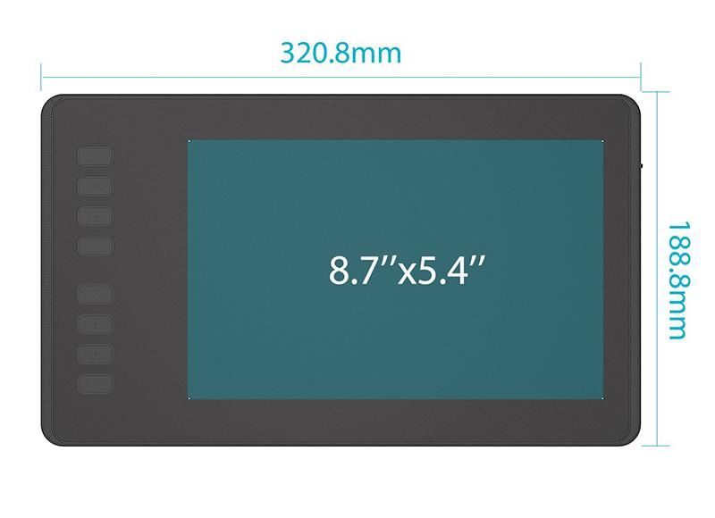 Графический планшет Huion Inspiroy + перчатка (H950P)