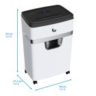 Знищувач документів HP OneShred 18CC, A4, 80g х 18 листів, 4*35, 25 л., P-4 (2805)