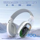 Ігрова гарнітура Attack Shark L90 Wireless,2.4GHz/Bluetooth/3.5mm PS4/PS5/Switch/Xbox/Mac/PC White (L90W_AS)