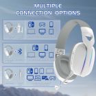 Ігрова гарнітура Attack Shark L90 Wireless,2.4GHz/Bluetooth/3.5mm PS4/PS5/Switch/Xbox/Mac/PC White (L90W_AS)