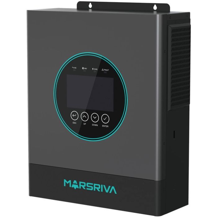 Інвертор Marsriva OFF-G 6.5 kW 230V RS232/RS485 CE PF1 VOL VM III 6.5KW TWIN-48V, include wifi (MR-SPF6.5K-LP1-TL20E)