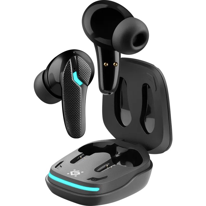 Гарнітура TWS ігрова Defender CyberDots 285 Bluetooth чорна (63285)