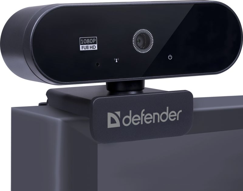 Веб-камера Defender G-lens 2580 FullHD 1080p, 2МП, чорна (63112)