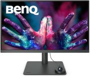 TFT 27" BenQ PD2705U, 4K UHD, IPS, 99% sRGB, HDMI, DP, USB-C, USB-hub, HAS, колонки, темно-сірий (9H.LKDLA.TBE)