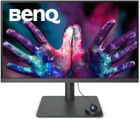 TFT 27" BenQ PD2705U, 4K UHD, IPS, 99% sRGB, HDMI, DP, USB-C, USB-hub, HAS, колонки, темно-сірий (9H.LKDLA.TBE)