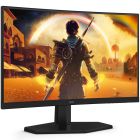 TFT 23.6" AOC C24G42E, VA, 180Гц, вигнутий, 2хHDMI, DP, колонки, чорно-червоний (C24G42E)