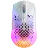 Мишка SteelSeries Aerox 3 Wireless Ghost, RGB, 18000dpi., 6кн., прозора (62610)
