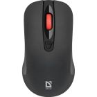 Мишка Defender Nexus MS-195 бездротова, 4 кн. до 1600 dpi, безшумна, чорна (52195)
