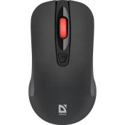 Мишка Defender Nexus MS-195 бездротова, 4 кн. до 1600 dpi, безшумна, чорна (52195)