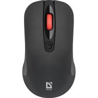 Мишка Defender Nexus MS-195 бездротова, 4 кн. до 1600 dpi, безшумна, чорна (52195)