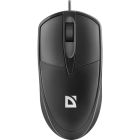 Мишка Defender Trace MB-989, USB, 3кн., 1000dpi, чорна (52989)