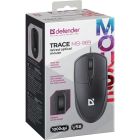 Мишка Defender Trace MB-989, USB, 3кн., 1000dpi, чорна (52989)