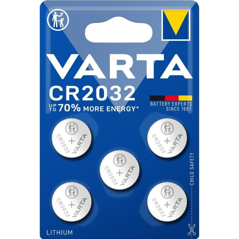 Батарейка Varta CR2032 BL 5 шт (6032101415)