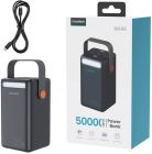 УМБ Choetech 50000mAh 65W PD3.0  USB-C, QC3.0, 3хUSB-A 18W, mirco USB, Li-pol LED Light, чорна (B664-CCBE)