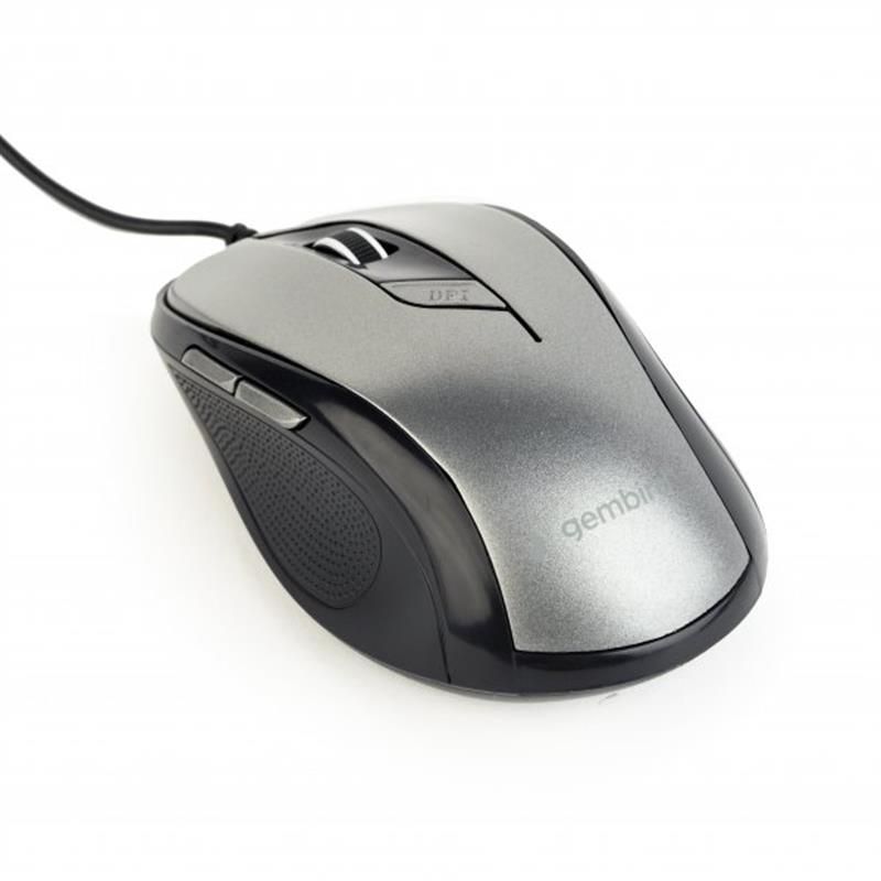 Мышь Gembird Black/Grey (MUS-6B-01-BG)