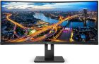 TFT 34" Philips 345B1C, VA, 3440x1440 WQHD, вигнутий, DP, HDMIx2, USB хаб, Pivot,  колонки, чорний (345B1C/00)