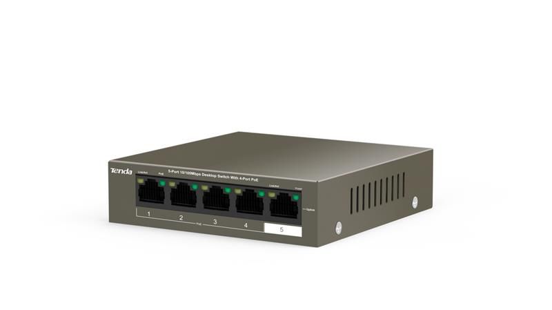 Комутатор Tenda (TEF1105P-4-38W)