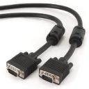 Кабель Cablexpert VGA - VGA (M/M), HD15, з 2-ма фер. кільцями, чорний, 5 м пакет (CC-PPVGA-5M-B)