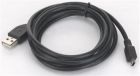 Кабель Cablexpert USB - miniUSB V 2.0 (M/M), 1.8 м, чорний  (CCP-USB2-AM5P-6)