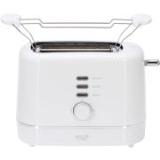 Тостер Adler AD 3224 white 850Вт/ 2 відділення/7 режимів підсмажування/розморожування/підігрів булок (AD3224W)